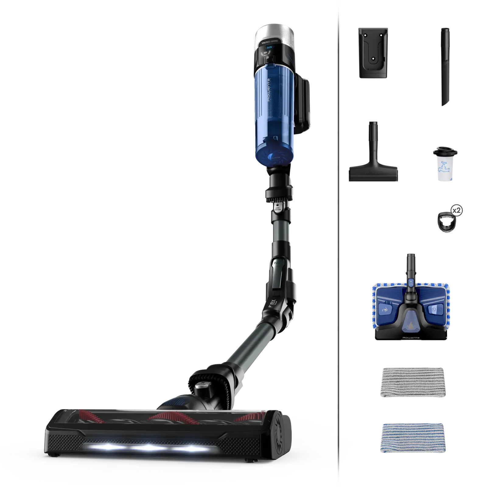 Ricambi e accessori Scopa elettrica Rowenta X-Force Flex 9.60 Aqua - RH20C2WO