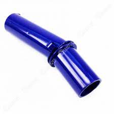 Estremità tubo blu