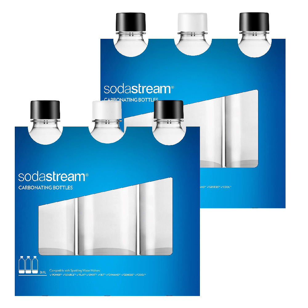 Pack 6 bottiglie Sodastream da 1 litro