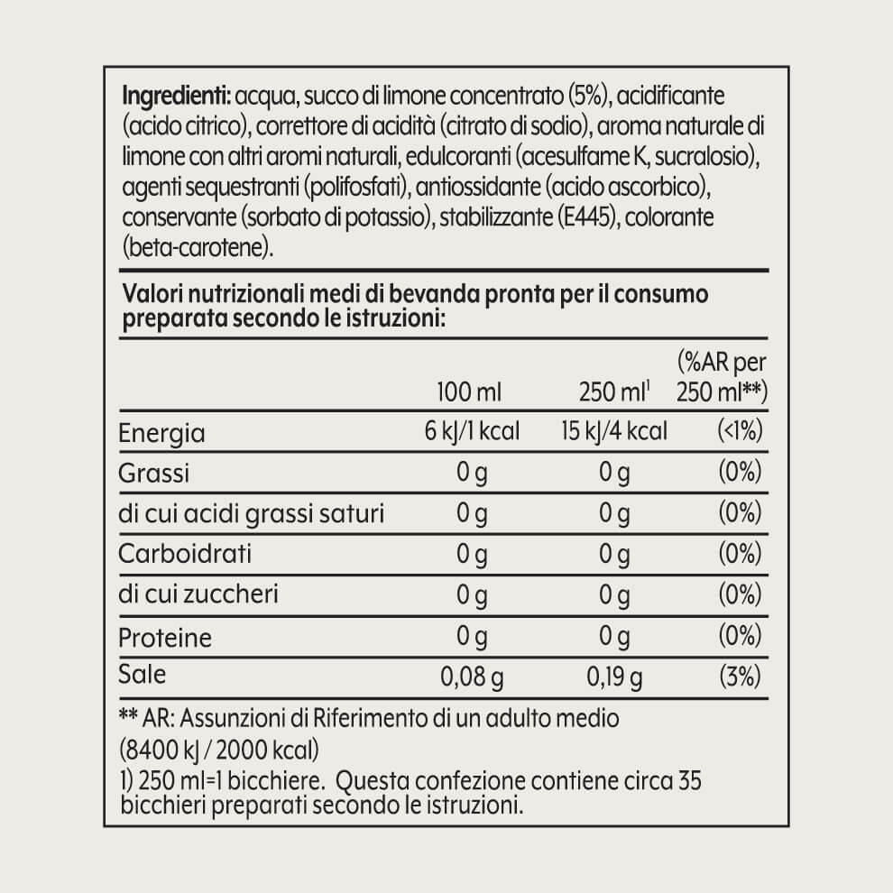 Concentrato Sodastream Limone zero 440 ml