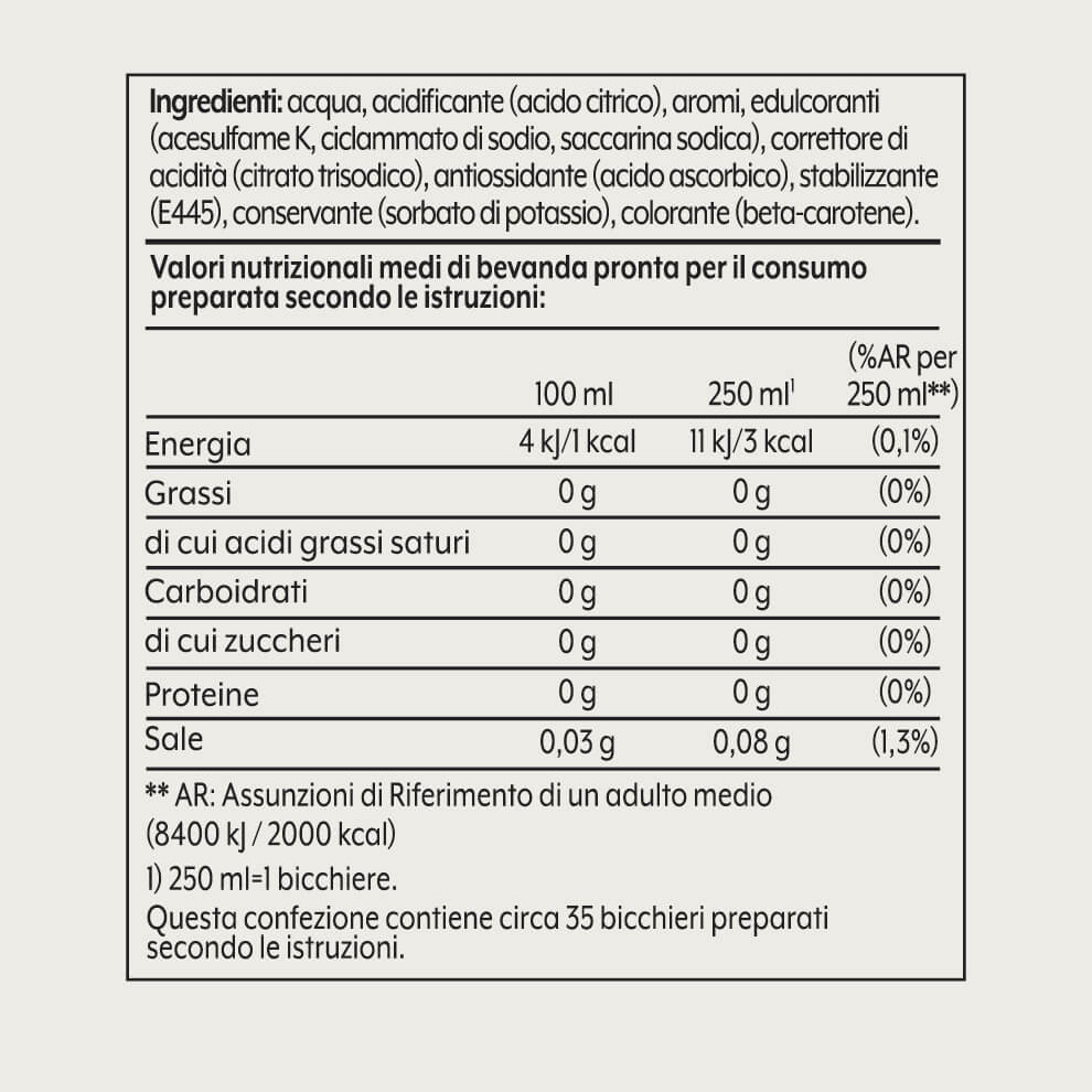 Concentrato Sodastream Arancia zero 440 ml