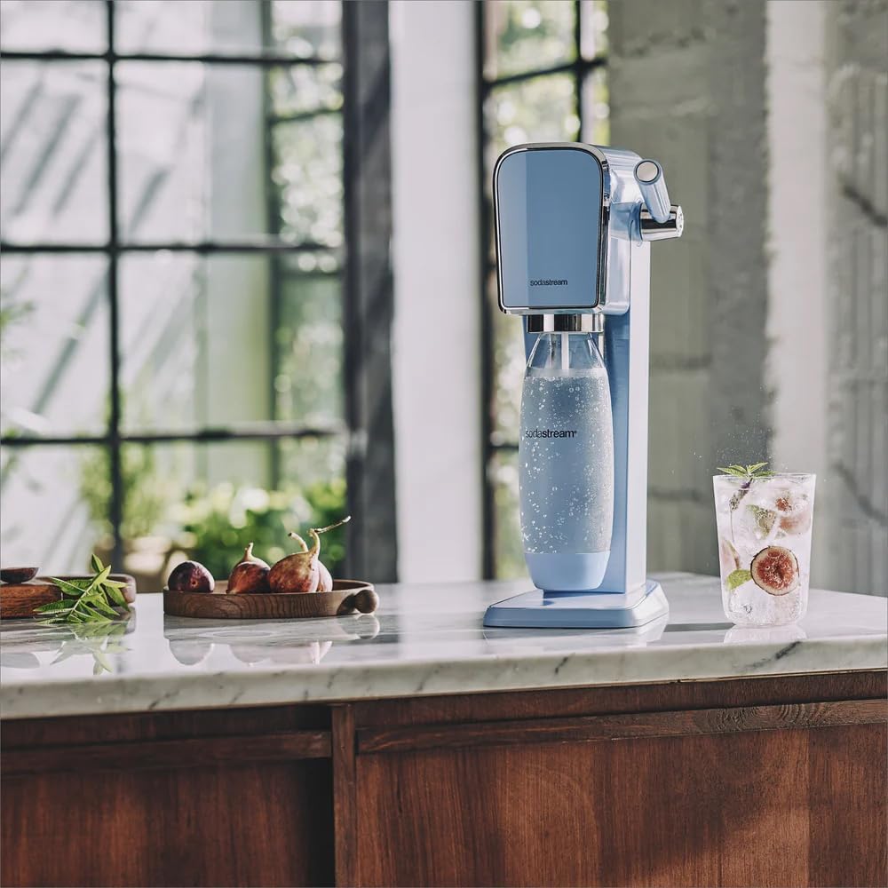 Gasatore Sodastream Art Misty Blue con bottiglia e ricarica sodastream