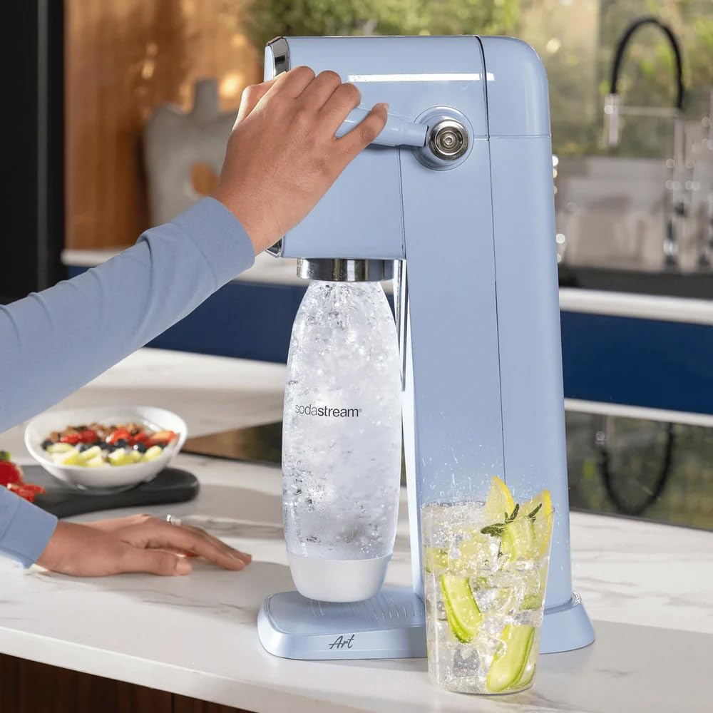 Gasatore Sodastream Art Misty Blue con bottiglia e ricarica sodastream