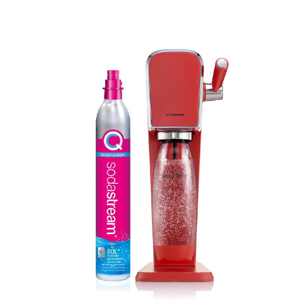 Gasatore Sodastream Art Mandarin con bottiglia e ricarica sodastream