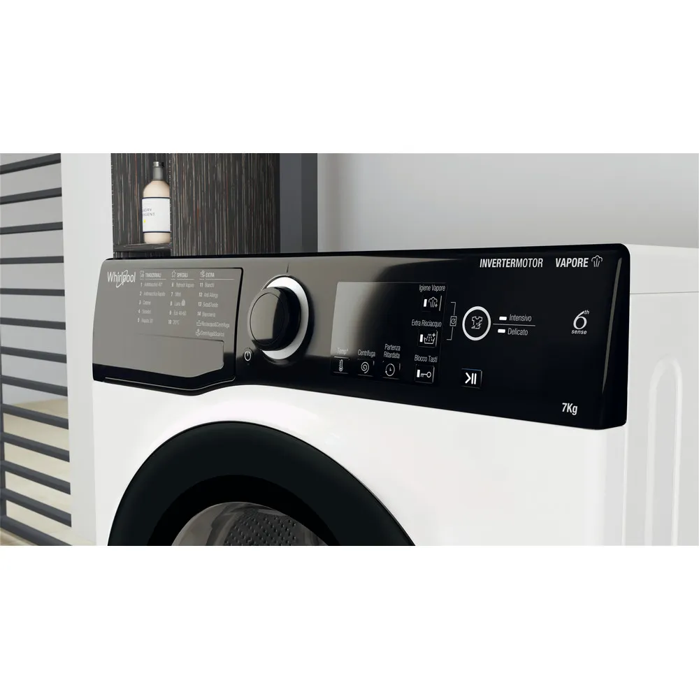 Lavatrice slim a libera installazione 7 kg Whirlpool WSB 725 K IT