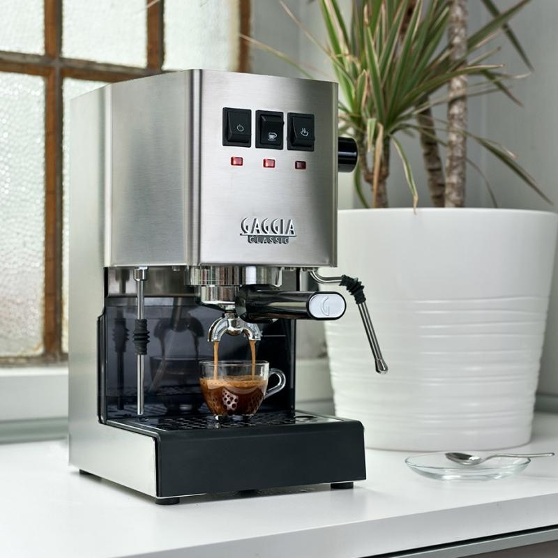 Macchina da caffè espresso Gaggia Classic E24 Inox RI9481/11