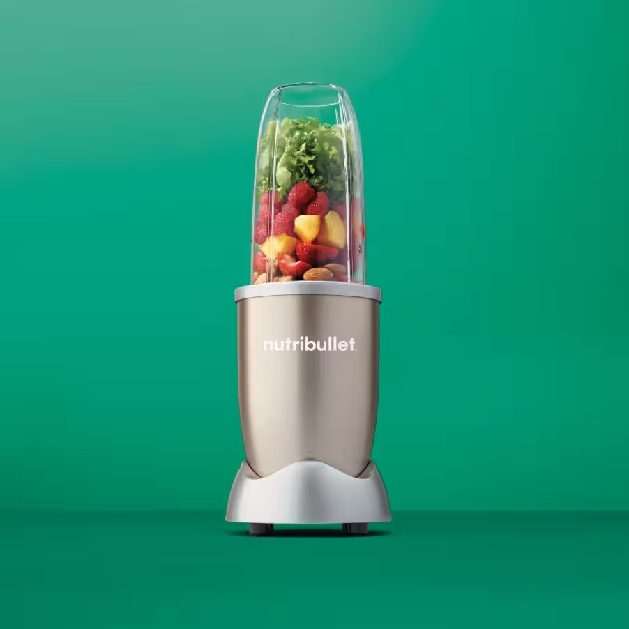 Nutribullet Pro 900 frullatore 900 W con 7 accessori champagne