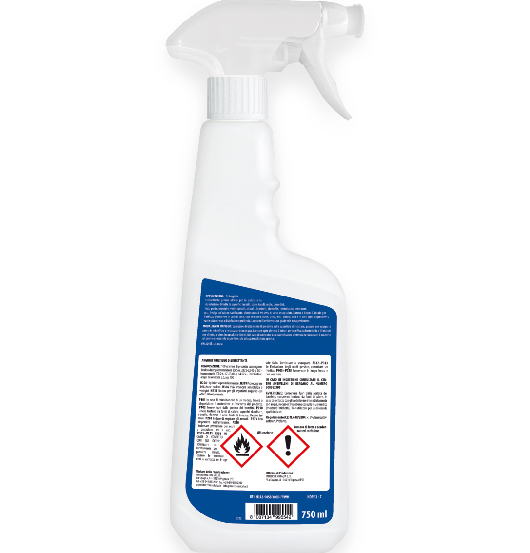 Detergente Argonit Multiuso Disinfettante 750 ml