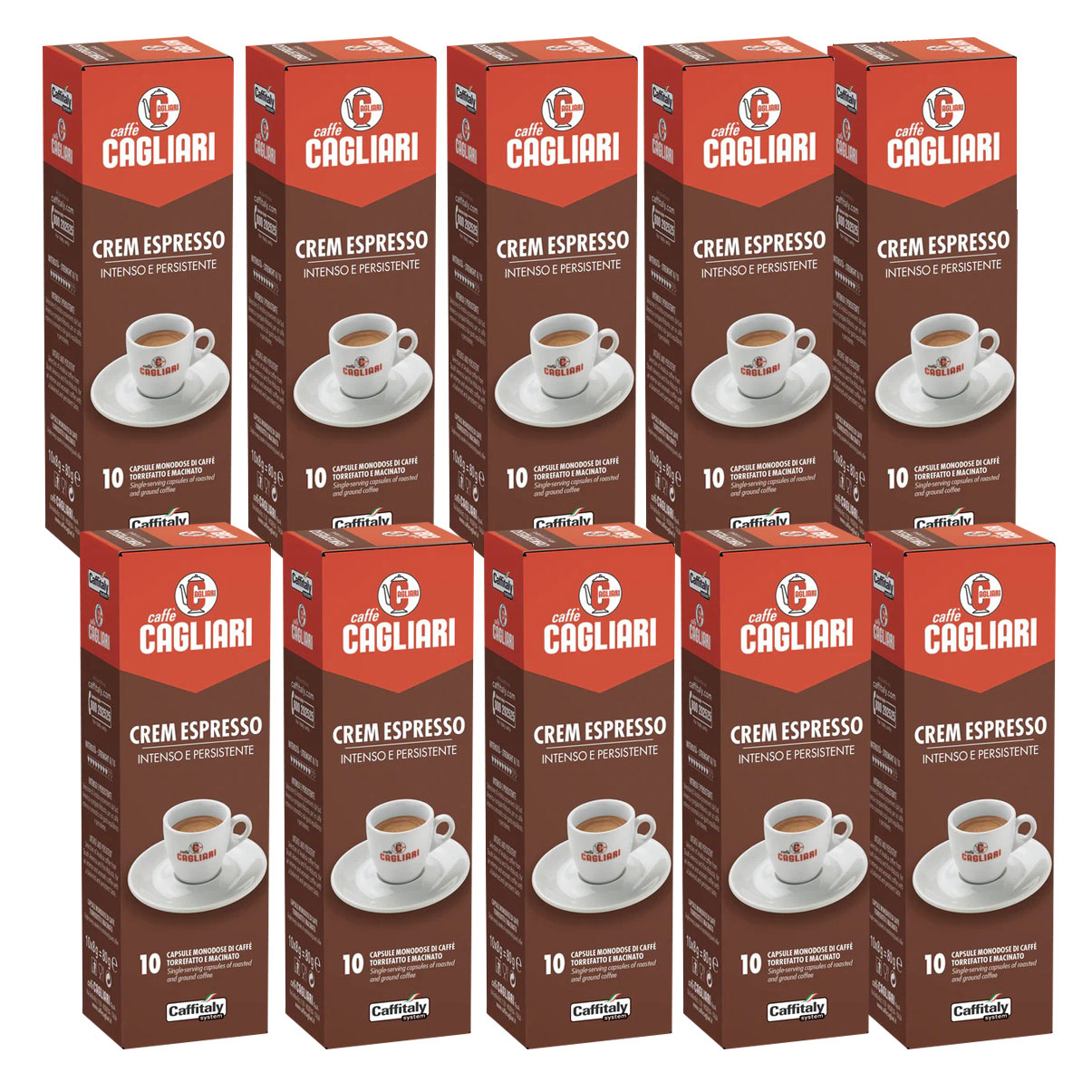 100 Capsule Caffitaly System Caffe' Cremespresso Pieno e Intenso offerte  online al miglior prezzo