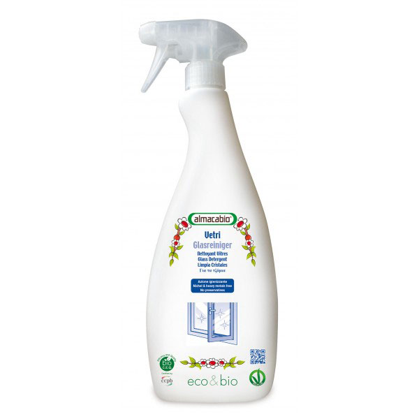 Detergente spray per vetri 750 ml.